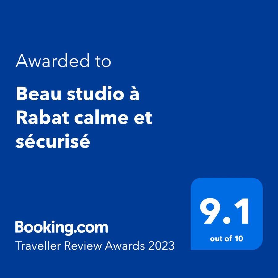 Apartmán Beau Studio A Rabat Calme Et Securise Exteriér fotografie